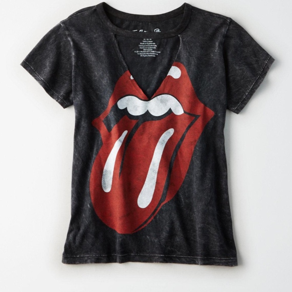 Cut out Rolling Stones t-shirt